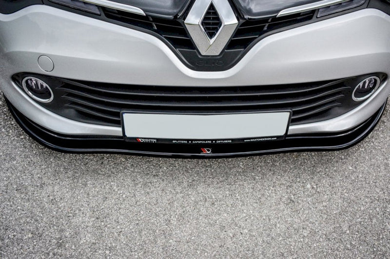 Maxton Design - FRONT SPLITTER RENAULT CLIO MK4 STANDARD (2012-2016)