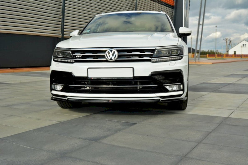 Maxton Design - FRONT SPLITTER V.1 VW TIGUAN MK 2 R-LINE
