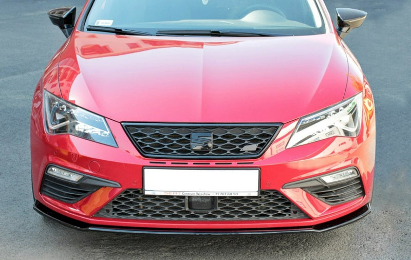 Maxton Design - FRONT SPLITTER V.2 SEAT LEON MK 3.5 CUPRA/FR (2017-2020)