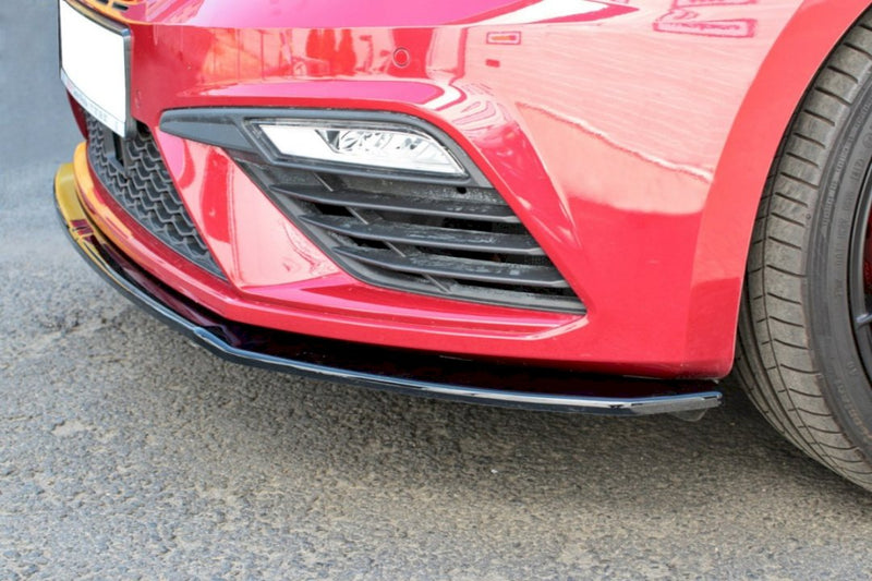Maxton Design - FRONT SPLITTER V.2 SEAT LEON MK 3.5 CUPRA/FR (2017-2020)