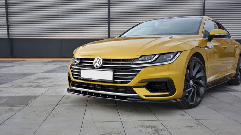 Maxton Design - Front Splitter V.3 Volkswagen Arteon R-Line Sedan / Shooting Brake Mk1