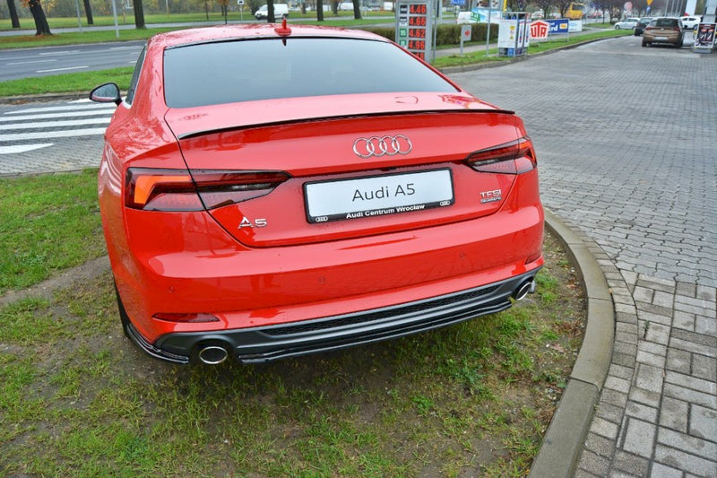 Maxton Design - CENTRAL REAR SPLITTER AUDI A5 F5 S-LINE COUPE (WITHOUT A VERTICAL BAR) (2016 - UP)