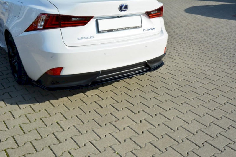 Maxton Design - Rear Splitter (Vertical Bars) Lexus IS 300H Mk3
