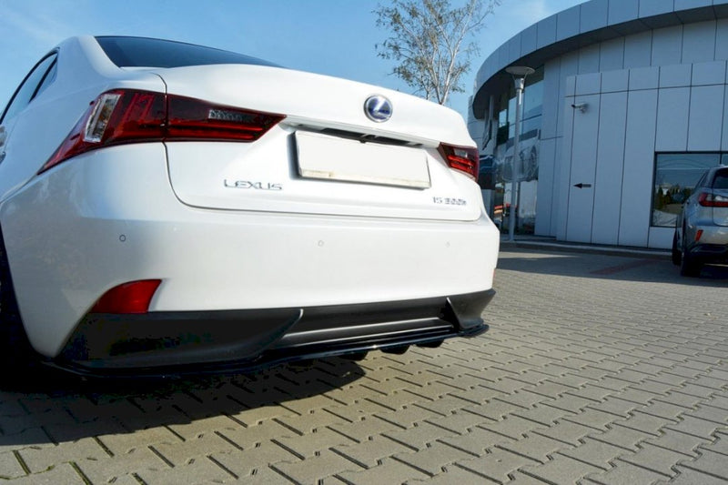 Maxton Design - Rear Splitter (Vertical Bars) Lexus IS 300H Mk3