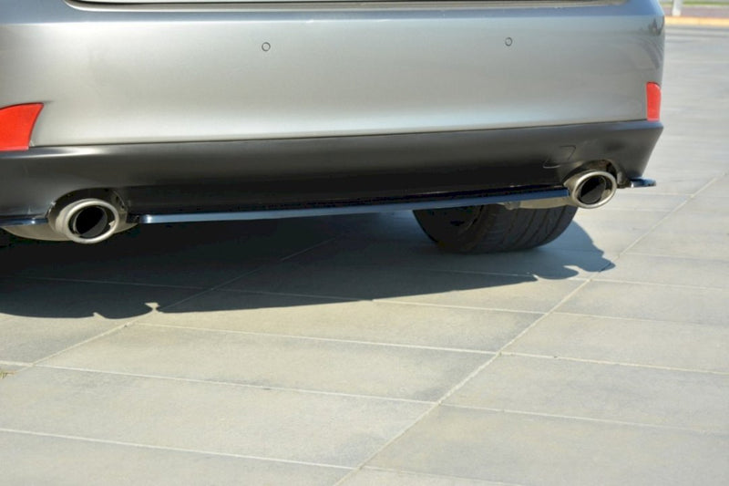 Maxton Design - CENTRAL REAR SPLITTER LEXUS IS 200T MK3 (WITHOUT VERTICAL BARS) (2013- 2016)
