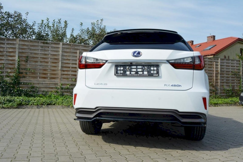 Maxton Design - CENTRAL REAR SPLITTER LEXUS RX MK4 H (WITHOUT VERTICAL BARS)