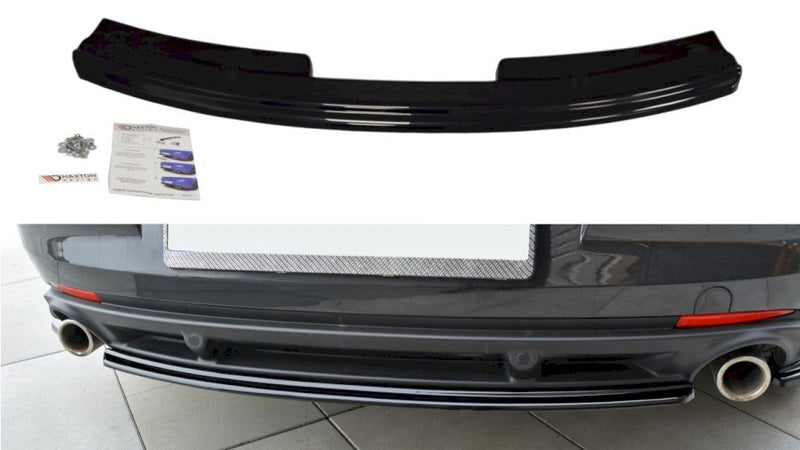 Maxton Design - CENTRAL REAR SPLITTER RENAULT LAGUNA MK 3 COUPE (2008-2015)