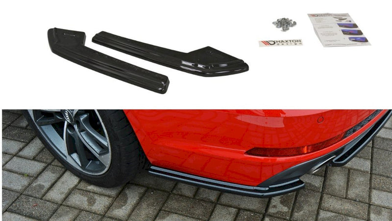 Maxton Design - REAR SIDE SPLITTERS AUDI A4 B9 S-LINE AVANT (2015 - UP)