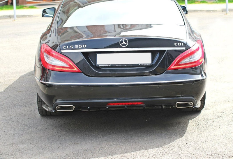 Maxton Design - REAR SIDE SPLITTERS MERCEDES CLS C218 STANDARD (2011-2018)
