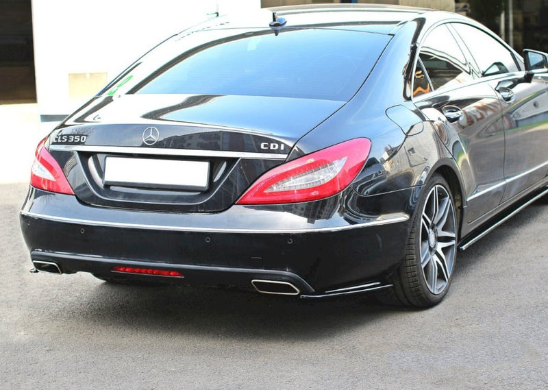 Maxton Design - REAR SIDE SPLITTERS MERCEDES CLS C218 STANDARD (2011-2018)