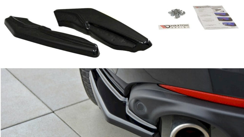 Maxton Design - REAR SIDE SPLITTERS RENAULT LAGUNA MK 3 COUPE (2008-2015)