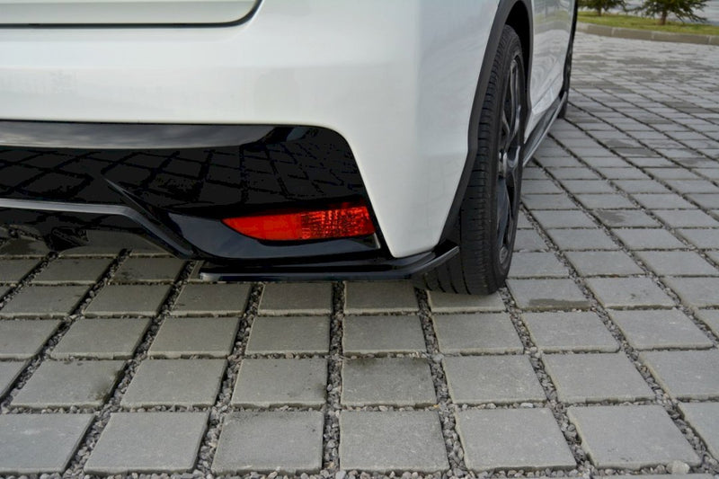 Maxton Design - REAR SIDE SPLITTERS HONDA CIVIC MK9 FACELIFT 2014-2017