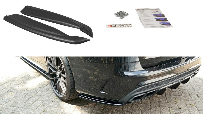 Maxton Design - REAR SIDE SPLITTERS MERCEDES C-CLASS S205 63 AMG ESTATE (2015-2018)