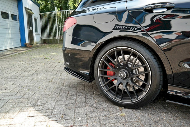Maxton Design - REAR SIDE SPLITTERS MERCEDES C-CLASS S205 63 AMG ESTATE (2015-2018)