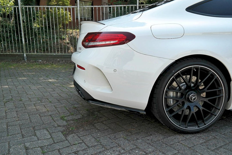 Maxton Design - REAR SIDE SPLITTERS MERCEDES C 205 63 AMG COUPE (2016-2018)