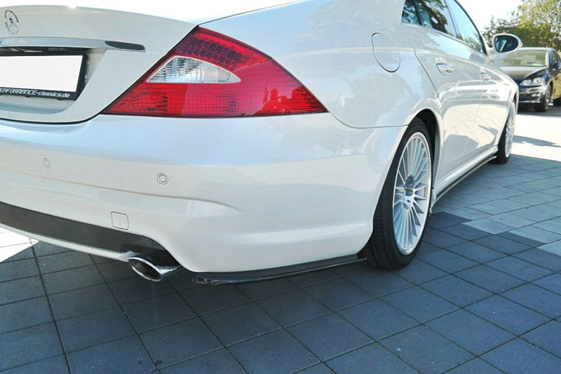 Maxton Design - REAR SIDE SPLITTERS MERCEDES CLS C219 55AMG (2004-2006)