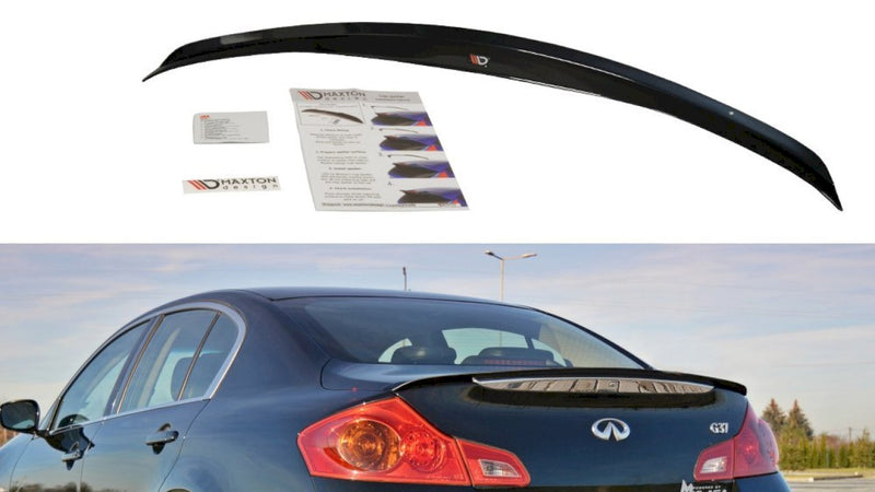 Maxton Design - SPOILER CAP INFINITI G37 SEDAN