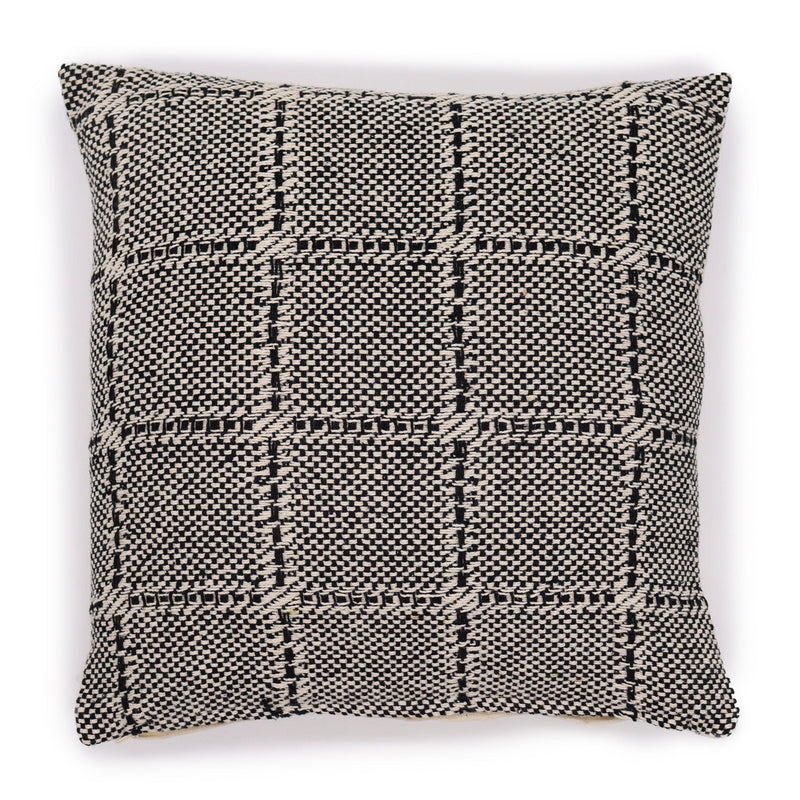 Squares Grey cushion cover