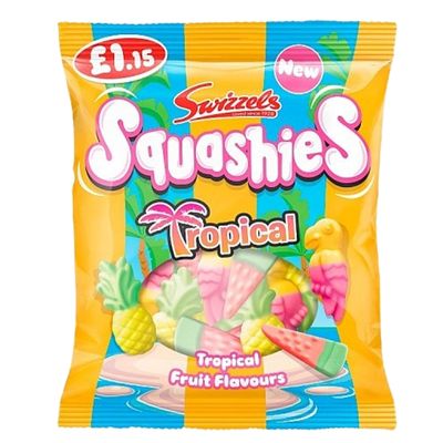 12 x Squashies Tropical - 100GM