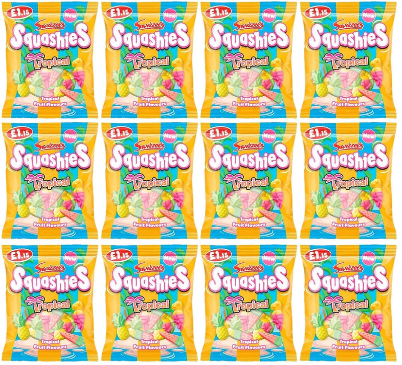 12 x Squashies Tropical - 100GM