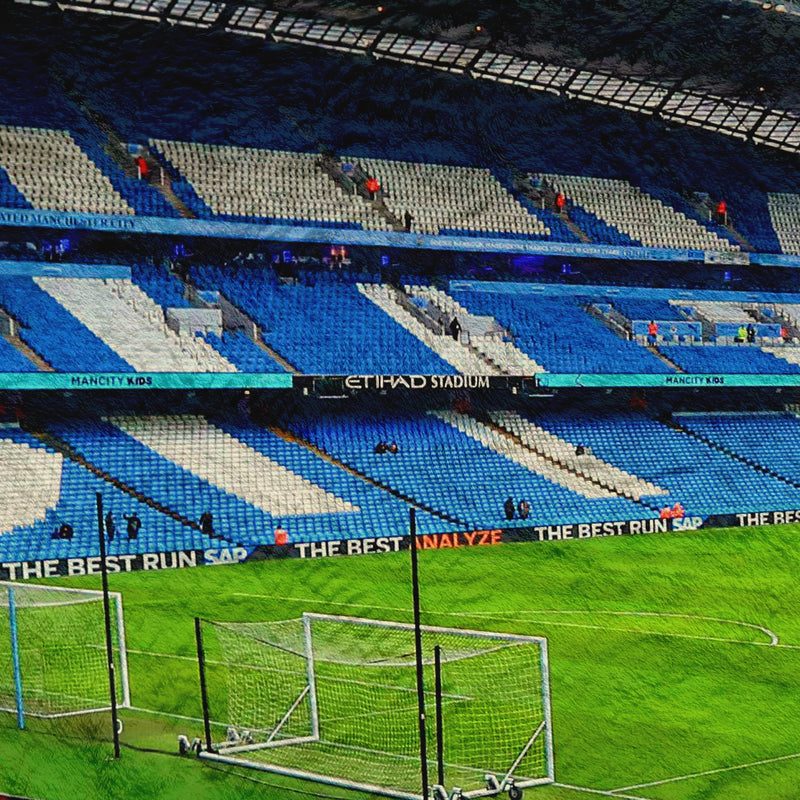 Manchester Blue Stadium - Fleece 150cm X 150cm