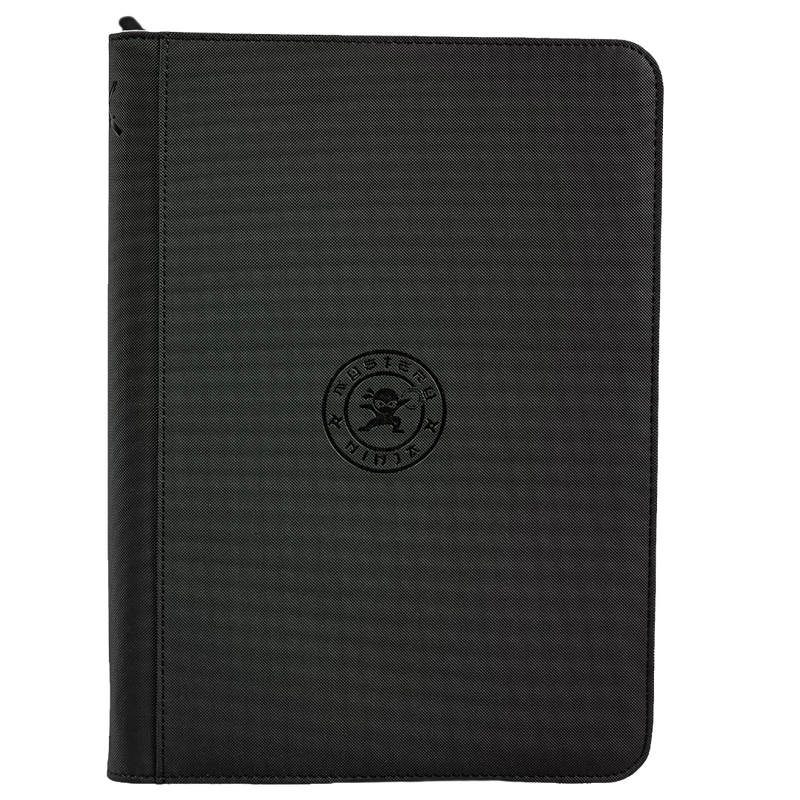 Mystery Ninja - Stealth TCG Binder Storage Album - Black Textured
