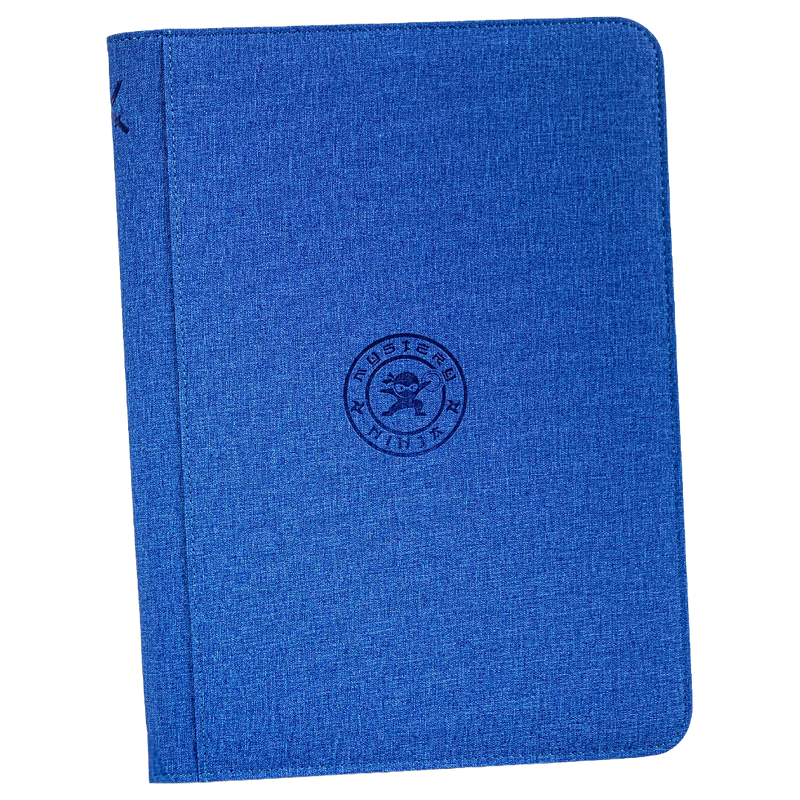 Mystery Ninja - Stealth TCG Binder Storage Album - Blue Fabric