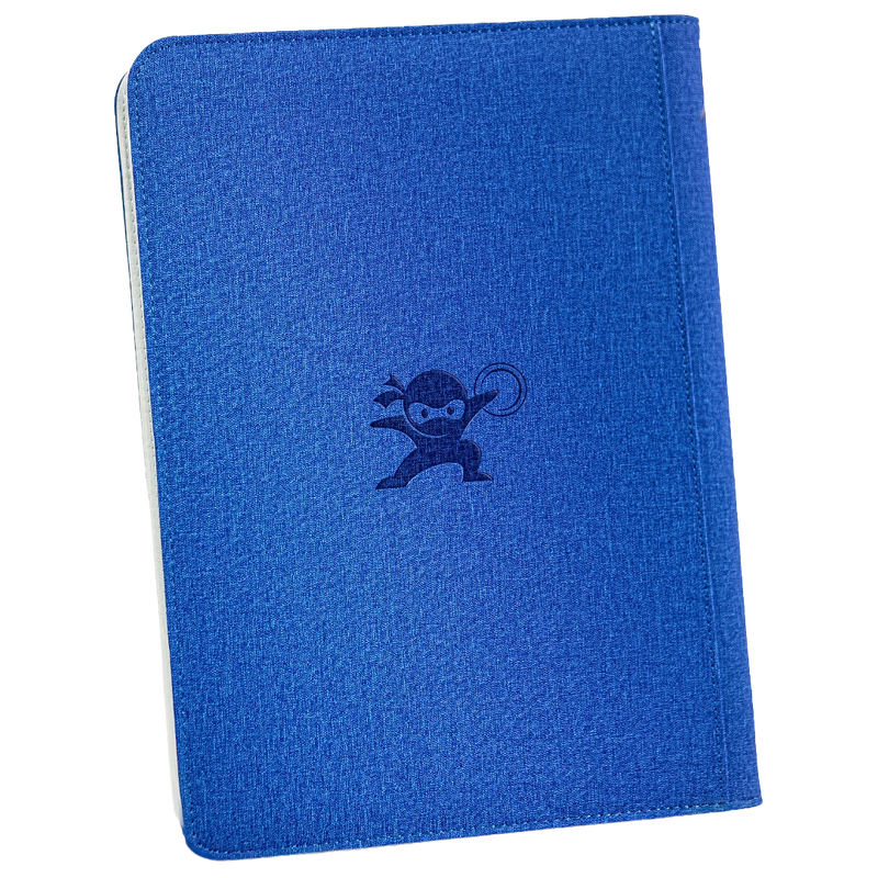 Mystery Ninja - Stealth TCG Binder Storage Album - Blue Fabric