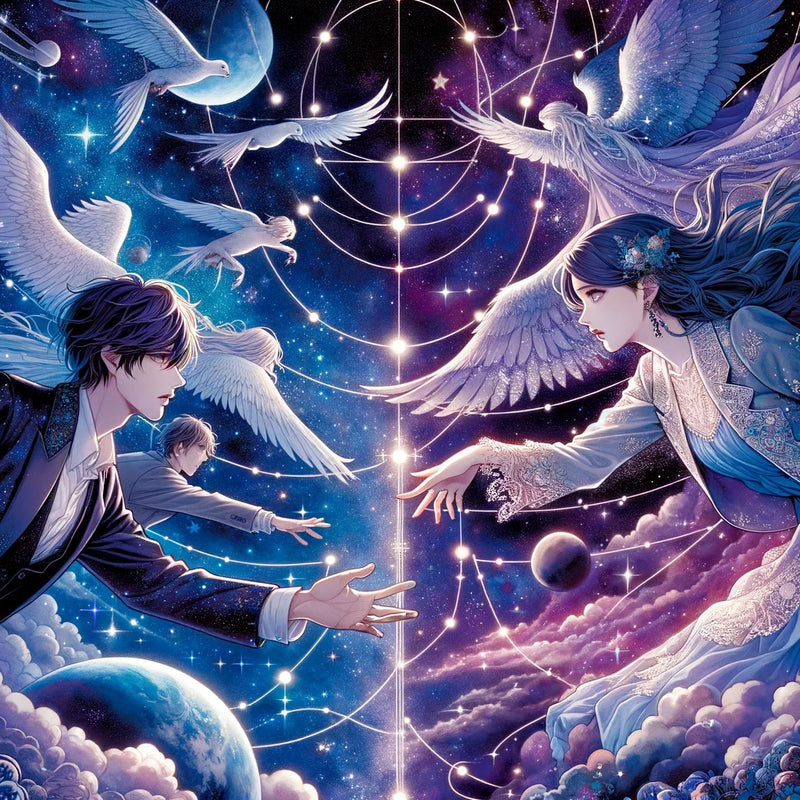 Stellar Love Embrace Canvas