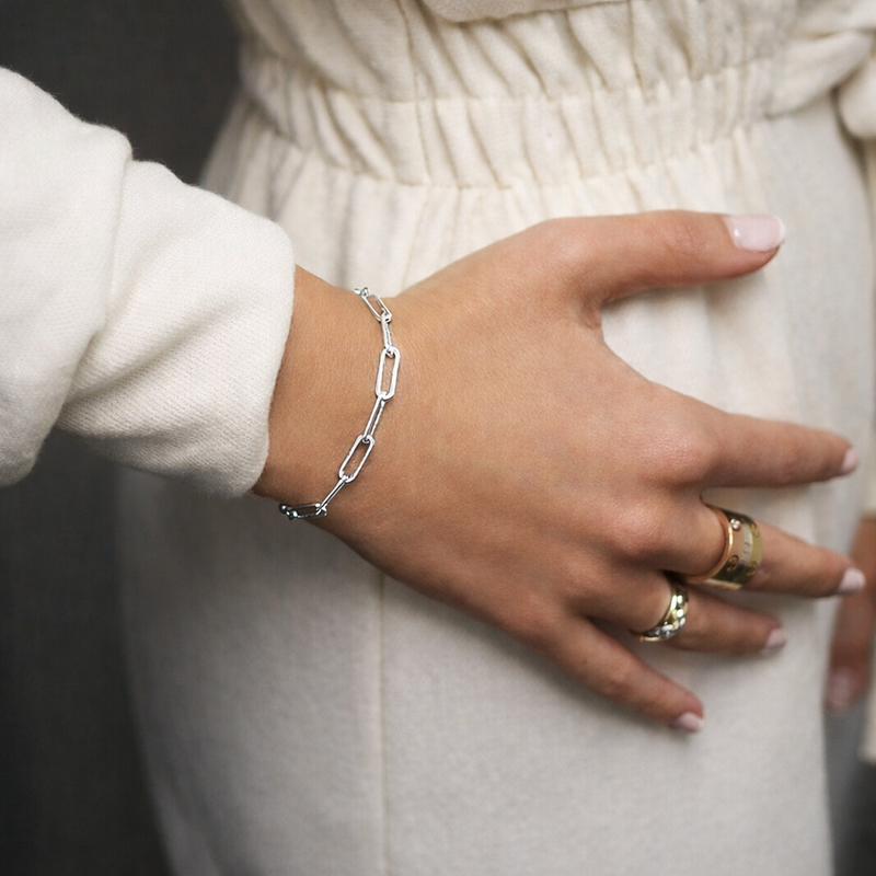 Paperclip Bolo Bracelet