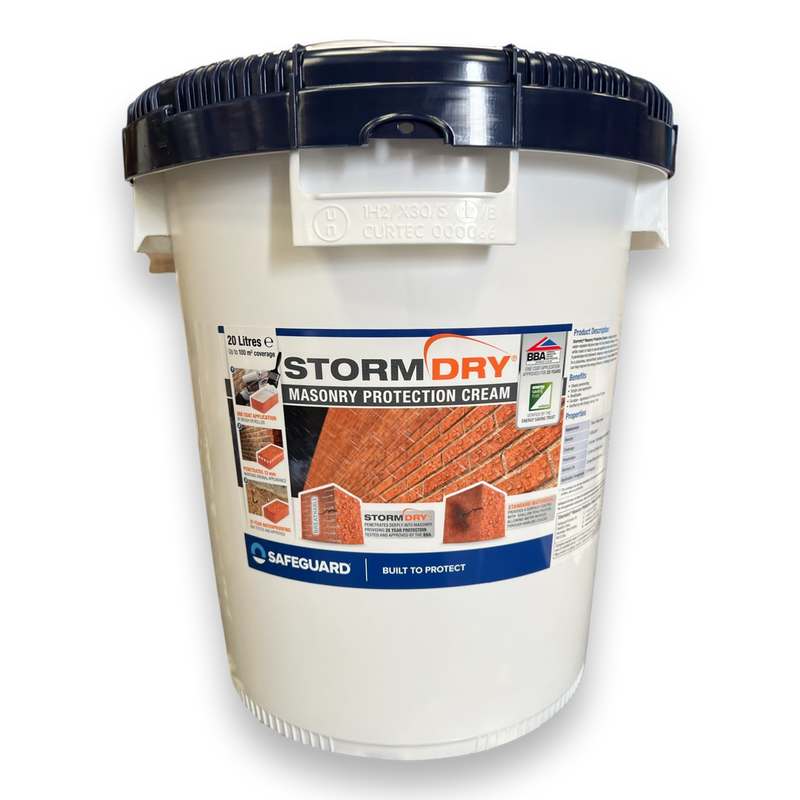 Stormdry Masonry Protection Cream - Breathable Water Repellent for Masonry Surfaces