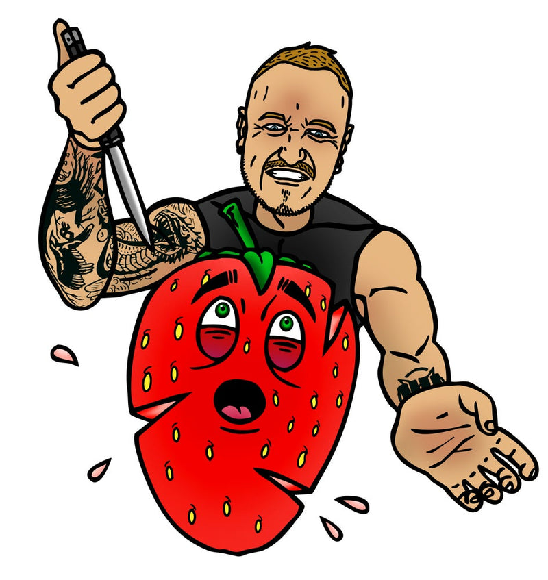 Strawberry Switchblade - Strawberry Carolina Reaper Hot Sauce