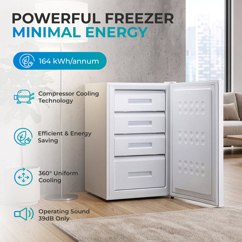 Subcold Eco90F Under Counter Freezer - White