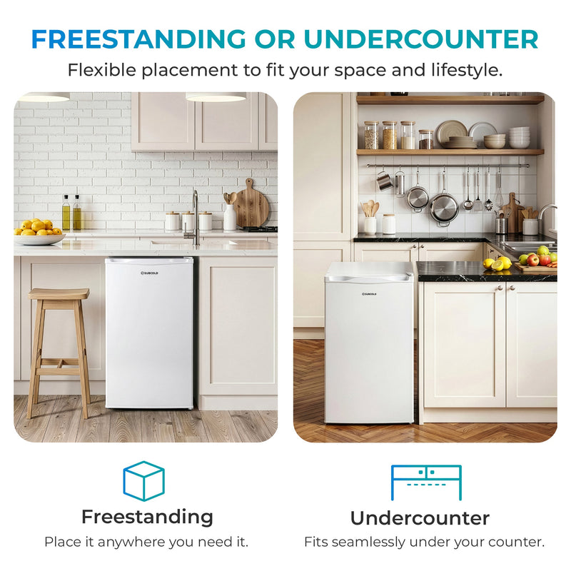 Subcold Eco90F Under Counter Freezer - White