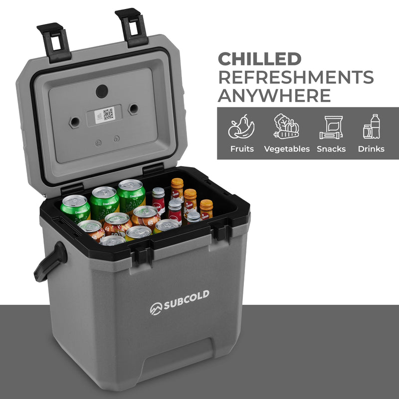 Subcold Master24 Heavy-Duty Hard Cool Box | 23L (24QT, 48hr Ice Retention)