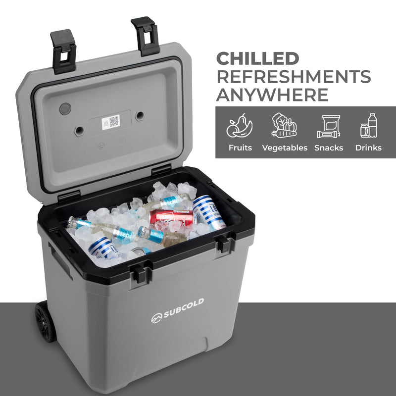 Subcold Master38 Heavy-Duty Wheeled Cool Box | 36L (38QT, 48hr Ice Retention)