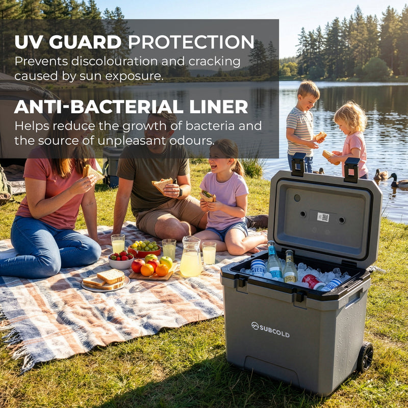 Subcold Master38 Heavy-Duty Wheeled Cool Box | 36L (38QT, 48hr Ice Retention)