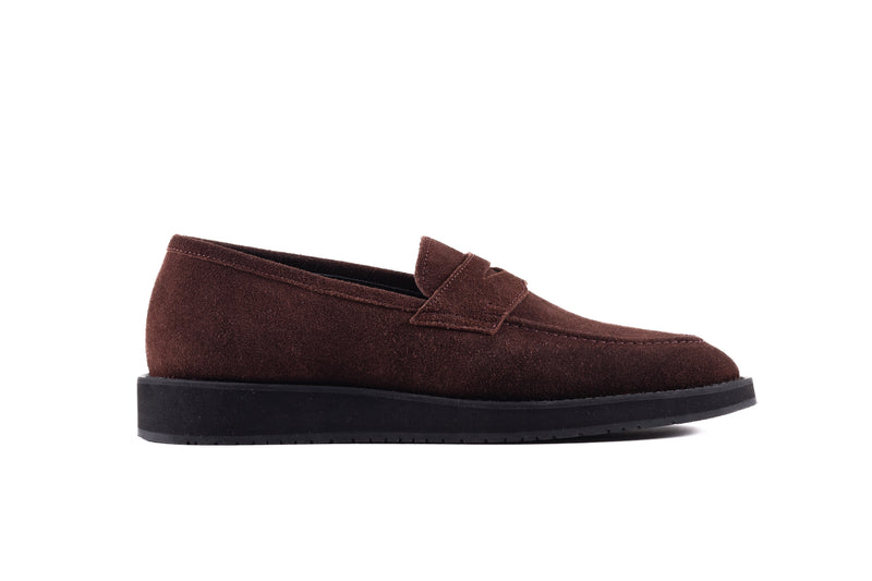 QUIVE London Cambridge Men's Suede Leather Loafers