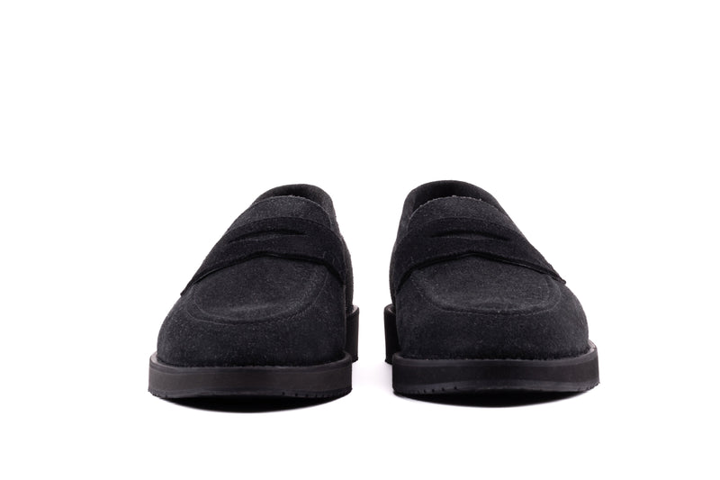 QUIVE London Cambridge Men's Suede Leather Loafers