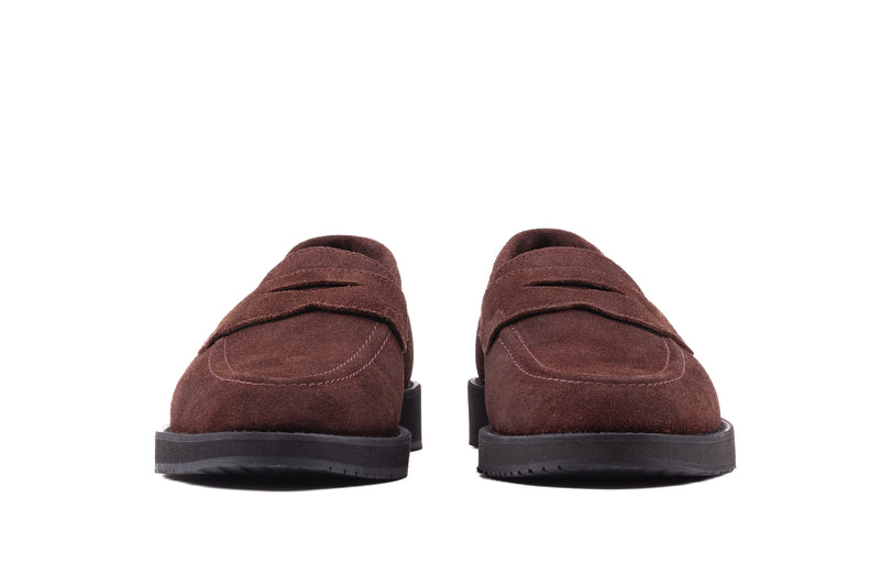 QUIVE London Cambridge Men's Suede Leather Loafers