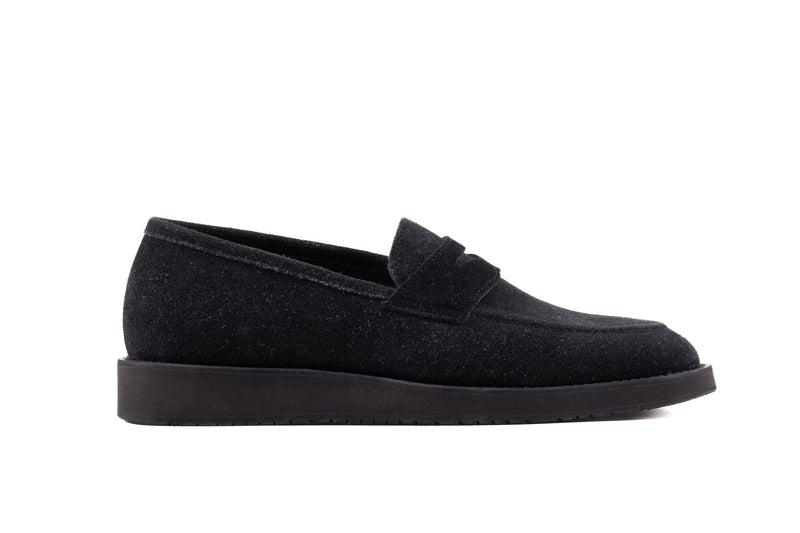 QUIVE London Cambridge Men's Suede Leather Loafers