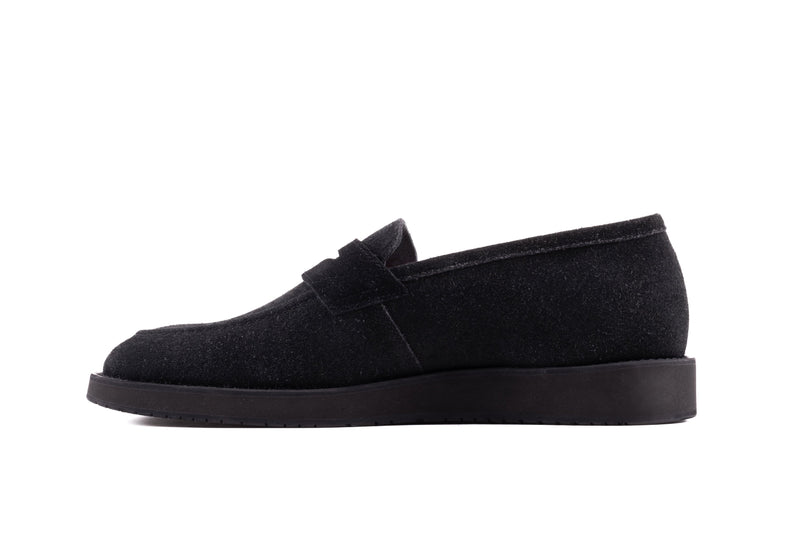 QUIVE London Cambridge Men's Suede Leather Loafers