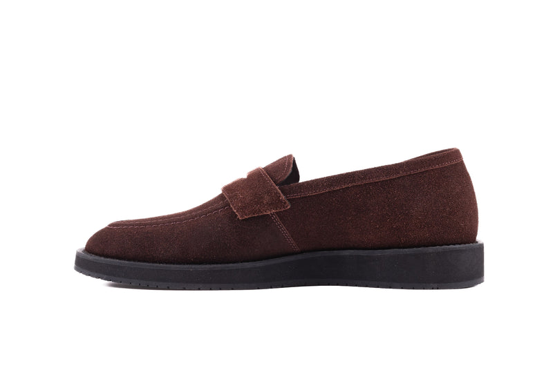 QUIVE London Cambridge Men's Suede Leather Loafers