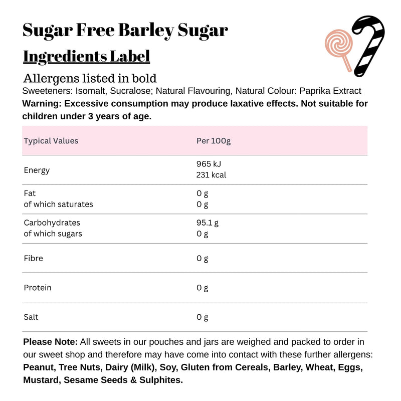 Sugar Free Barley Sugar