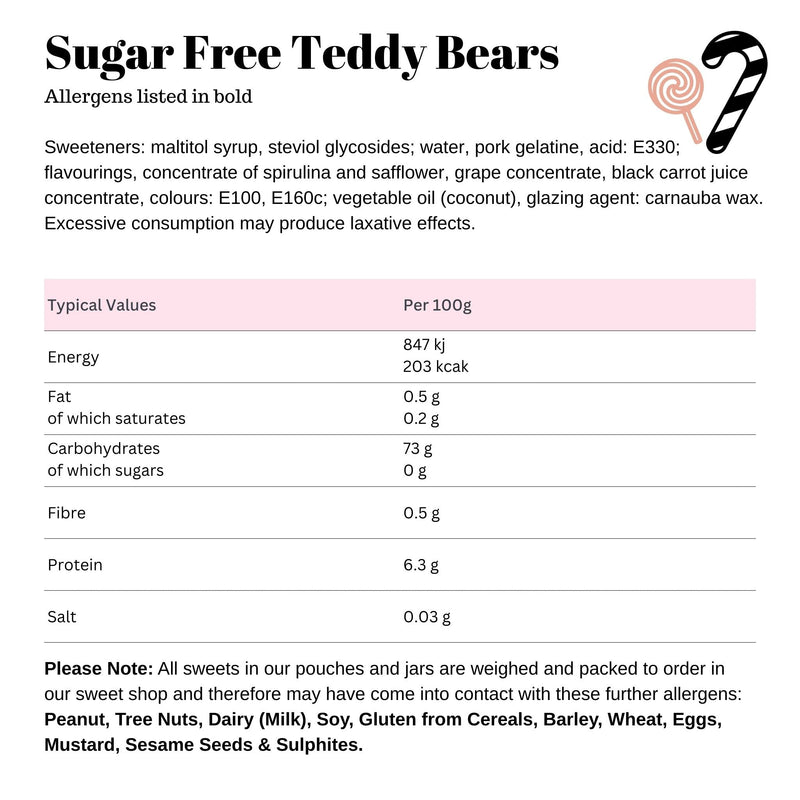 Sugar Free Teddy Bears