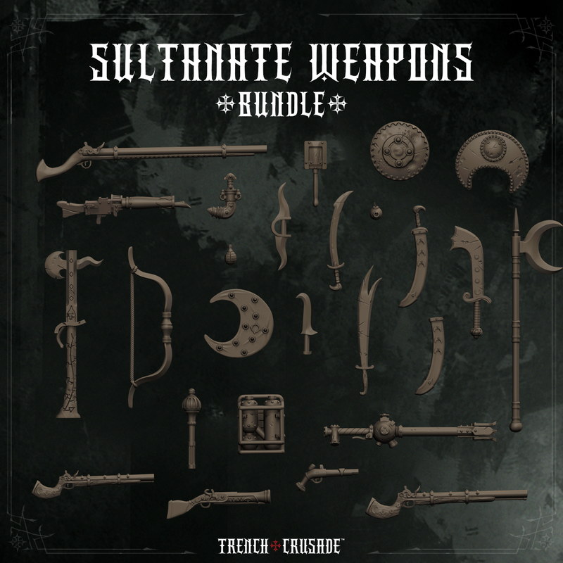Trench Crusade - Sultanate Weapons Sprue