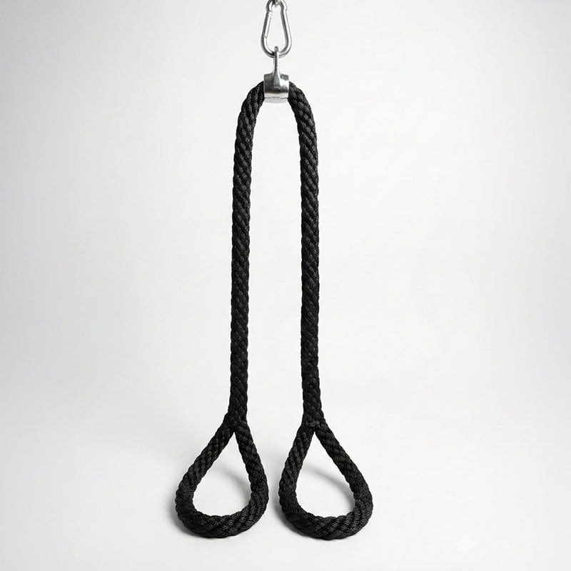 Super Long Looped Tricep ropes by @HDGYMEQUIPMENT