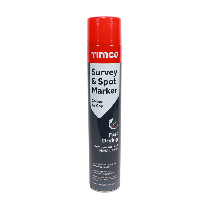 Survey & Spot Market - Aerosol Paint - Red (Electricity)