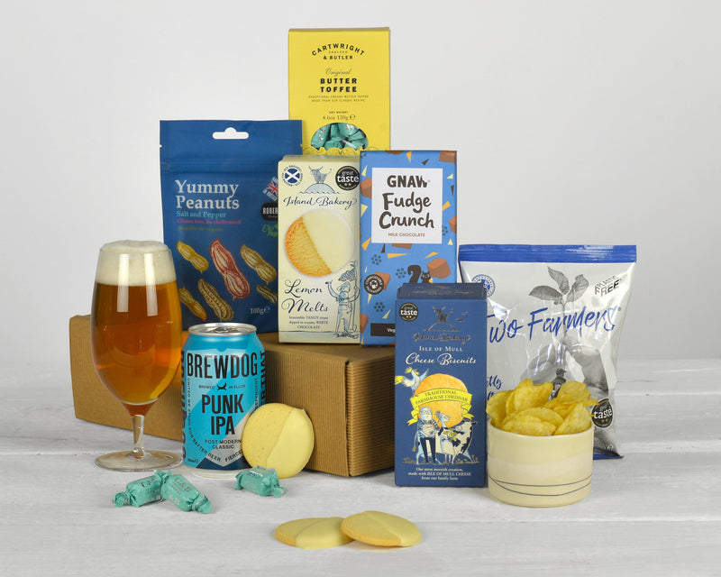 Sustainable Beer and Snacks Gift Box