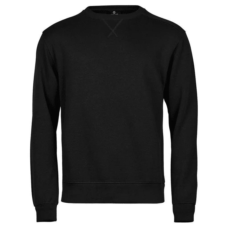 Tee Jays 5504 Ribbed Interlock Crew Neck Sweatshirt